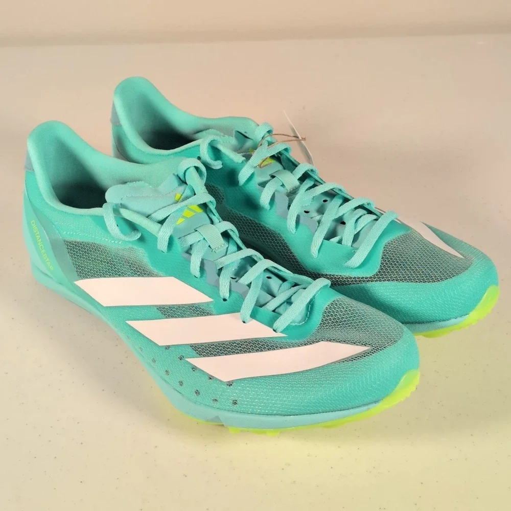Adidas Adizero Distancestar Blue Cloud White Lucid Lemon Men's Size 9 JI2999